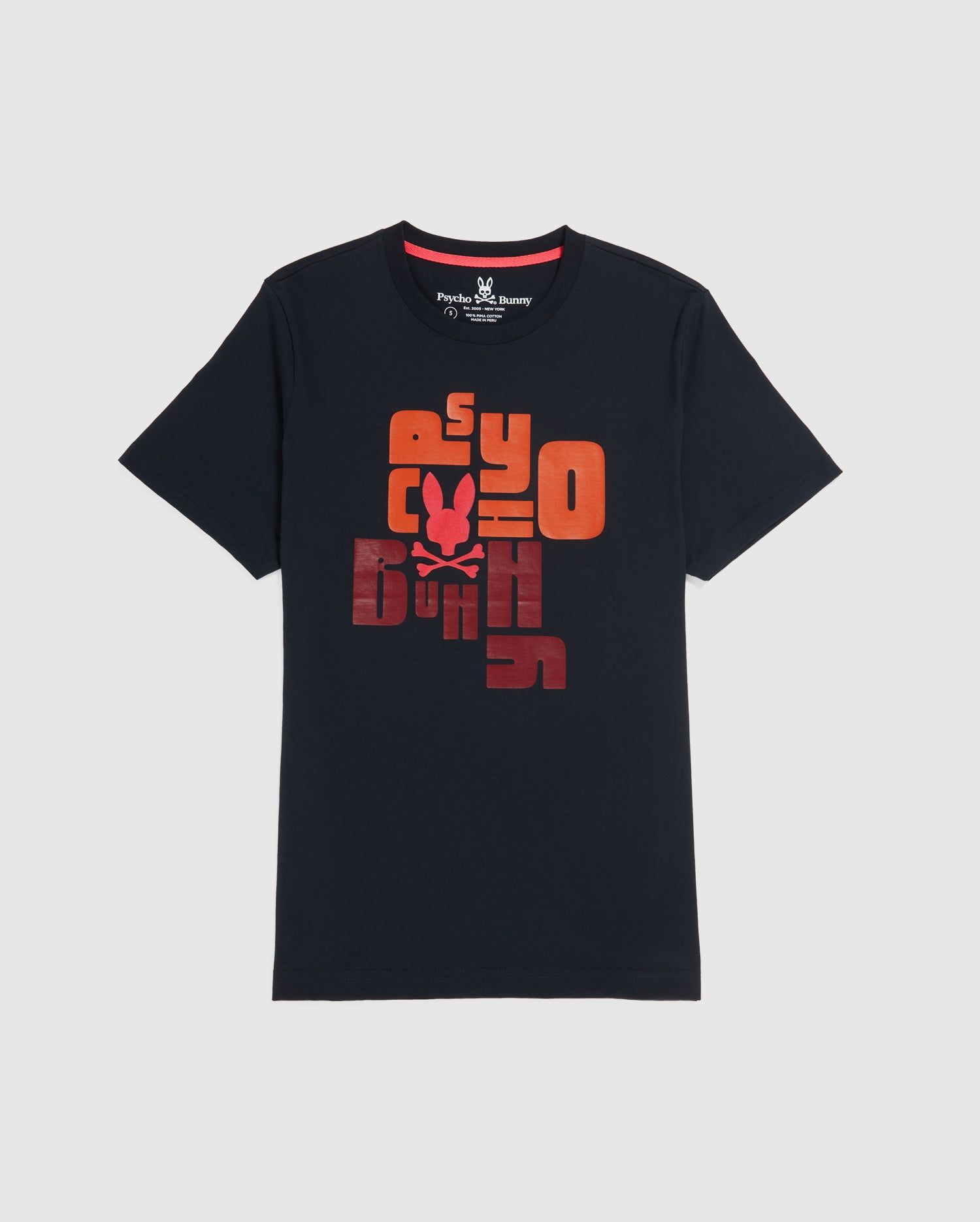 MENS BIG AND TALL LYONS FLOCKING GRAPHIC TEE - B9U113W1PC sold by Psycho Bunny