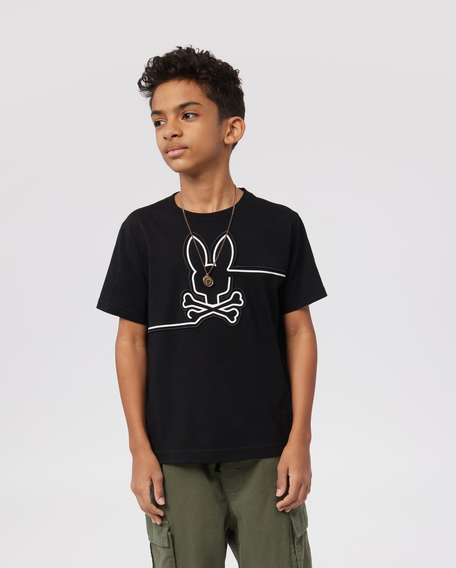 KIDS CHESTER EMBROIDERED GRAPHIC TEE - B0U301Z1PC sold by Psycho Bunny product image thumbnail 2