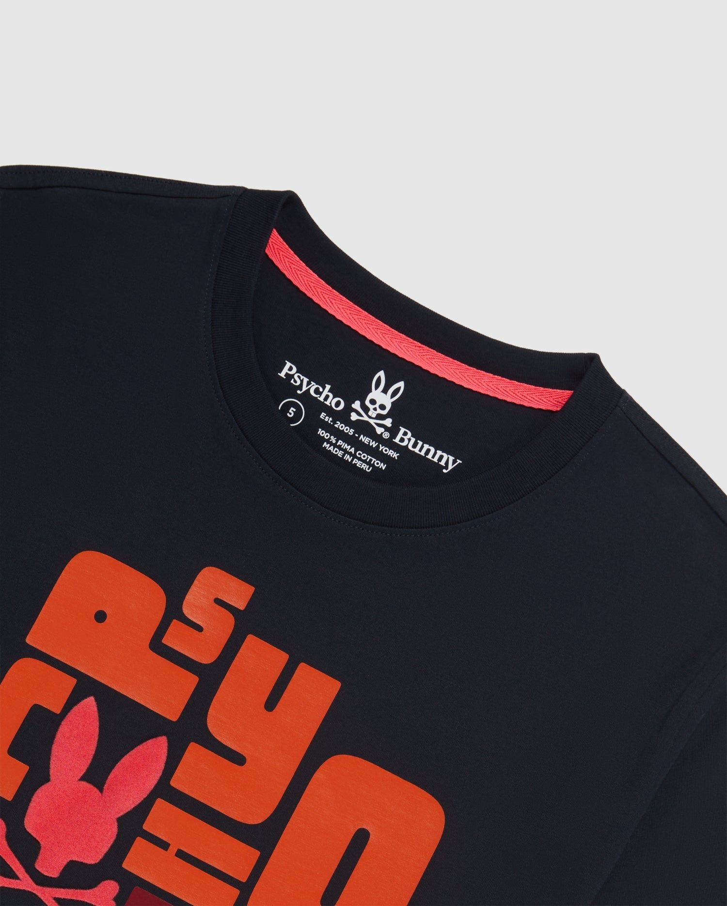 MENS BIG AND TALL LYONS FLOCKING GRAPHIC TEE - B9U113W1PC sold by Psycho Bunny product image thumbnail 6