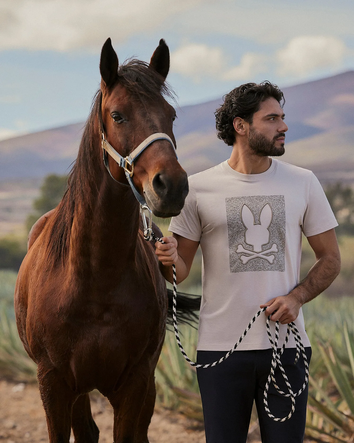 MENS LIVINGSTON GRAPHIC TEE - B6U247B2TS sold by Psycho Bunny product image thumbnail 2