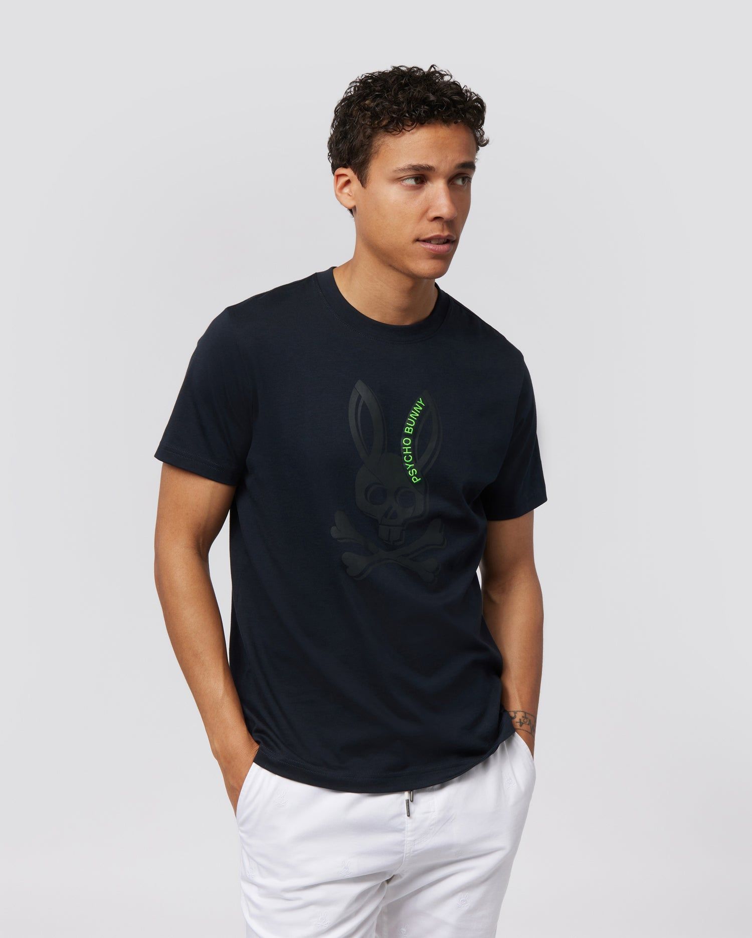 MENS SERGE EMBROIDERED GRAPHIC TEE - B6U718Y1PC sold by Psycho Bunny product image thumbnail 2