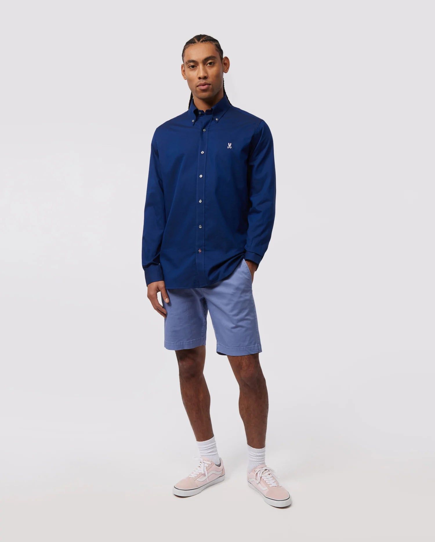 MENS CLASSIC OXFORD LONG SLEEVE SHIRT - B6C655X1PC sold by Psycho Bunny product image thumbnail 5