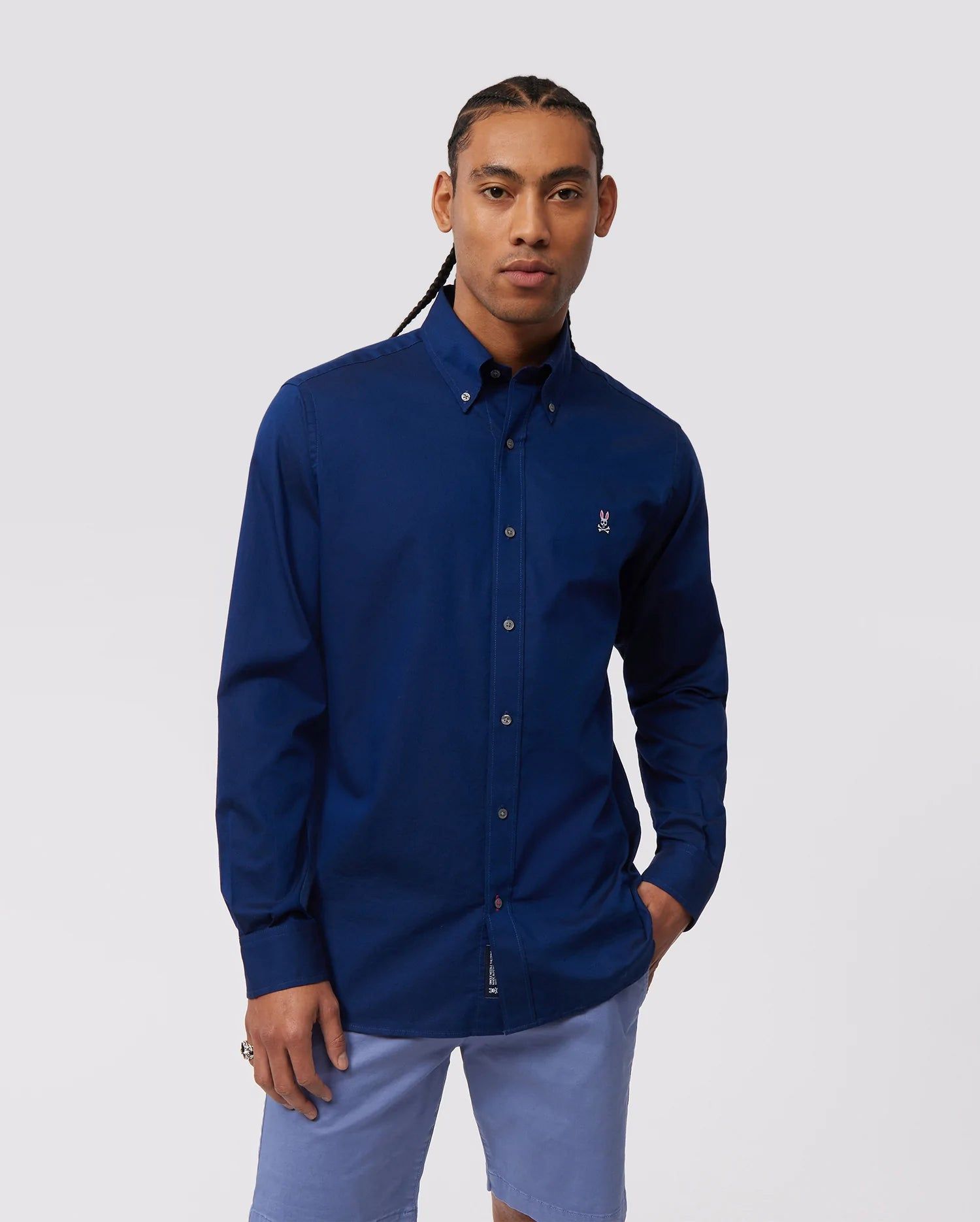 MENS CLASSIC OXFORD LONG SLEEVE SHIRT - B6C655X1PC sold by Psycho Bunny product image thumbnail 2