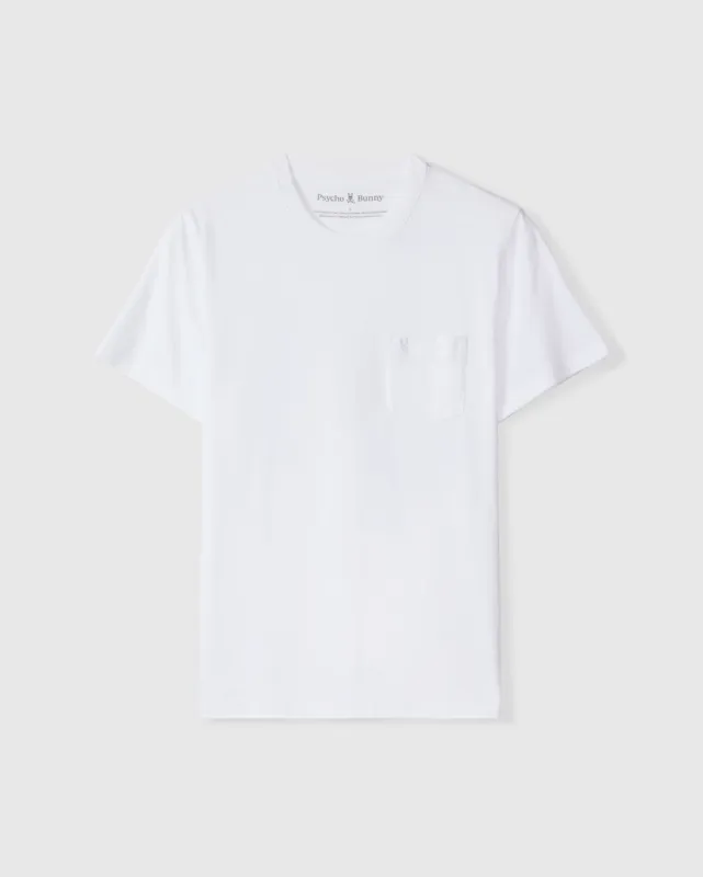 MENS BONNIE REGULAR FIT POCKET TEE - B6U011D200 sold by Psycho Bunny