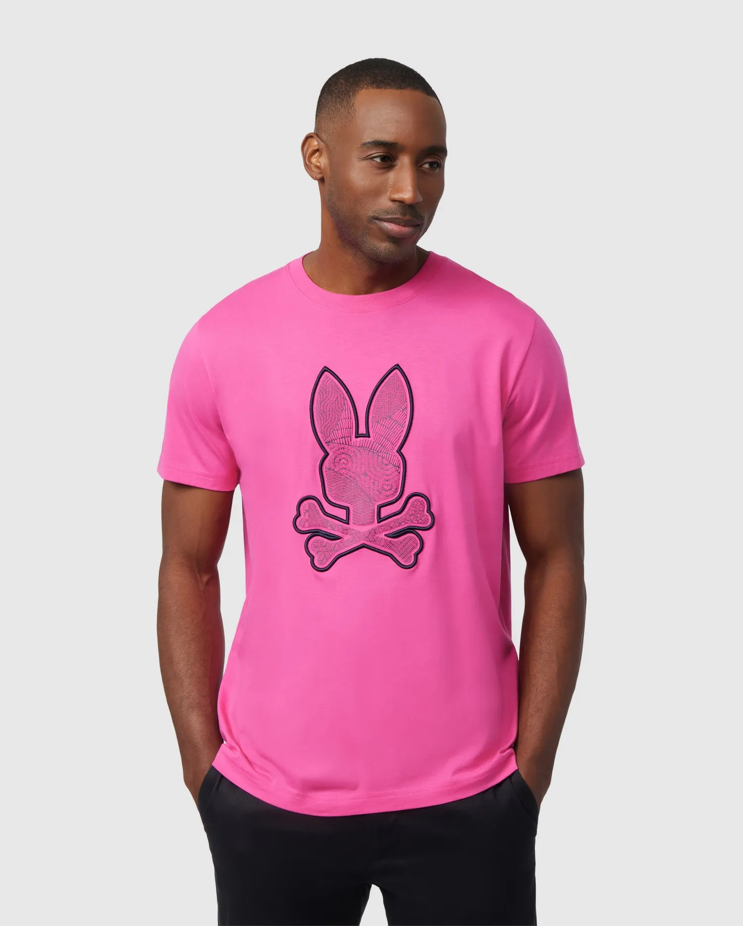 MENS LENOX EMBROIDERED GRAPHIC TEE - B6U405B200 sold by Psycho Bunny