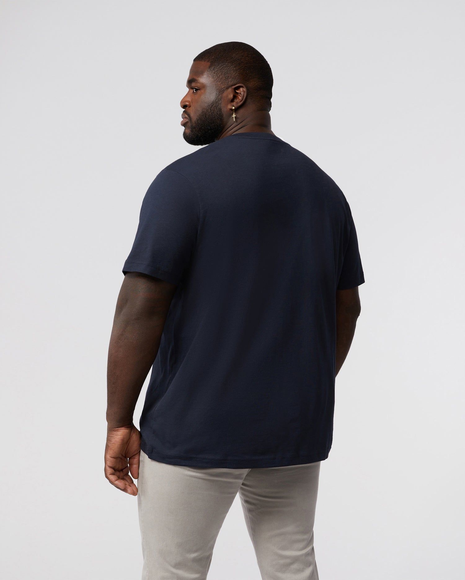 MENS BIG AND TALL CLASSIC V NECK TEE - B9U100ARPC sold by Psycho Bunny product image thumbnail 4