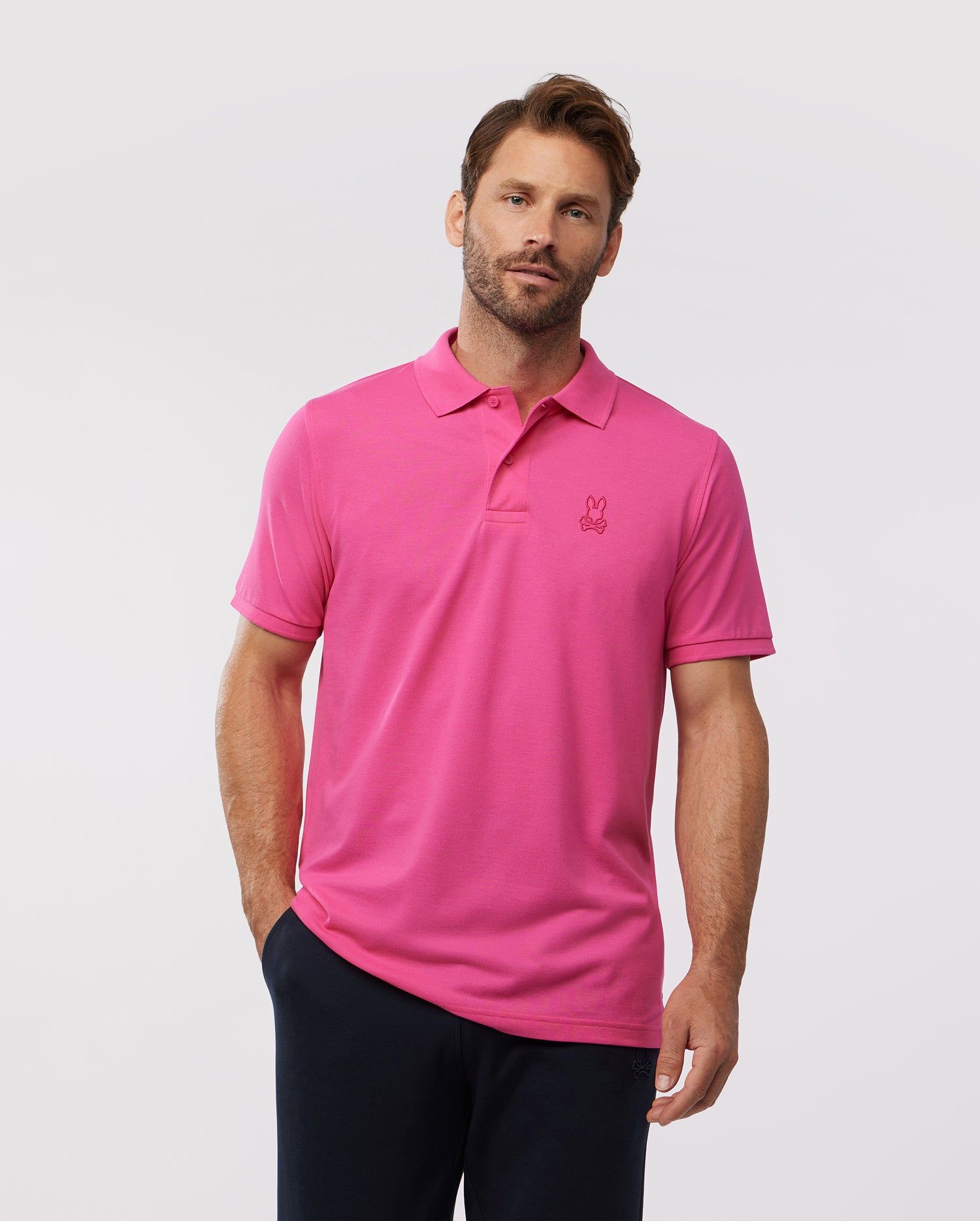 MENS OUTLINE POLO - B6K508Z1PC sold by Psycho Bunny product image thumbnail 2