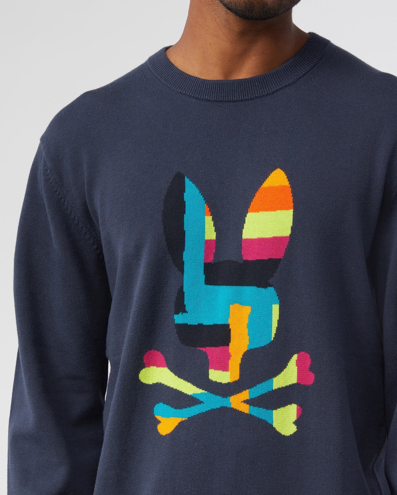 MENS DYCKMAN BIG BUNNY INTARSIA SWEATER - B6E991U1CO sold by Psycho Bunny product image thumbnail 2