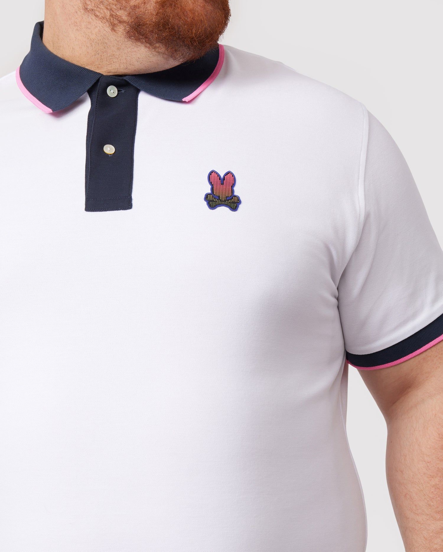 MENS BIG AND TALL STRYPE PIQUE FASHION POLO - B9K801X1PC sold by Psycho Bunny product image thumbnail 3
