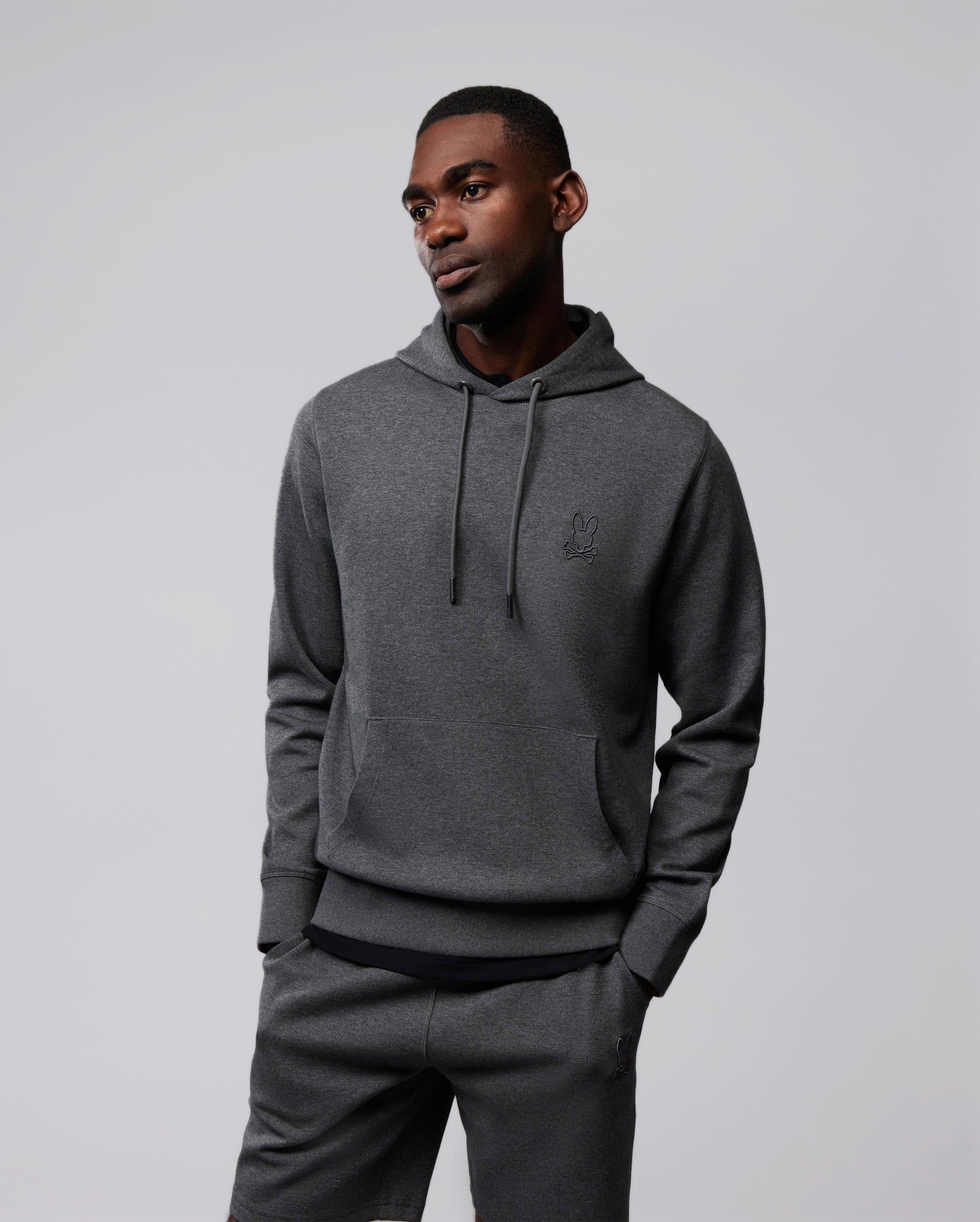 MENS OUTLINE PULLOVER HOODIE - B6H505ARCN sold by Psycho Bunny