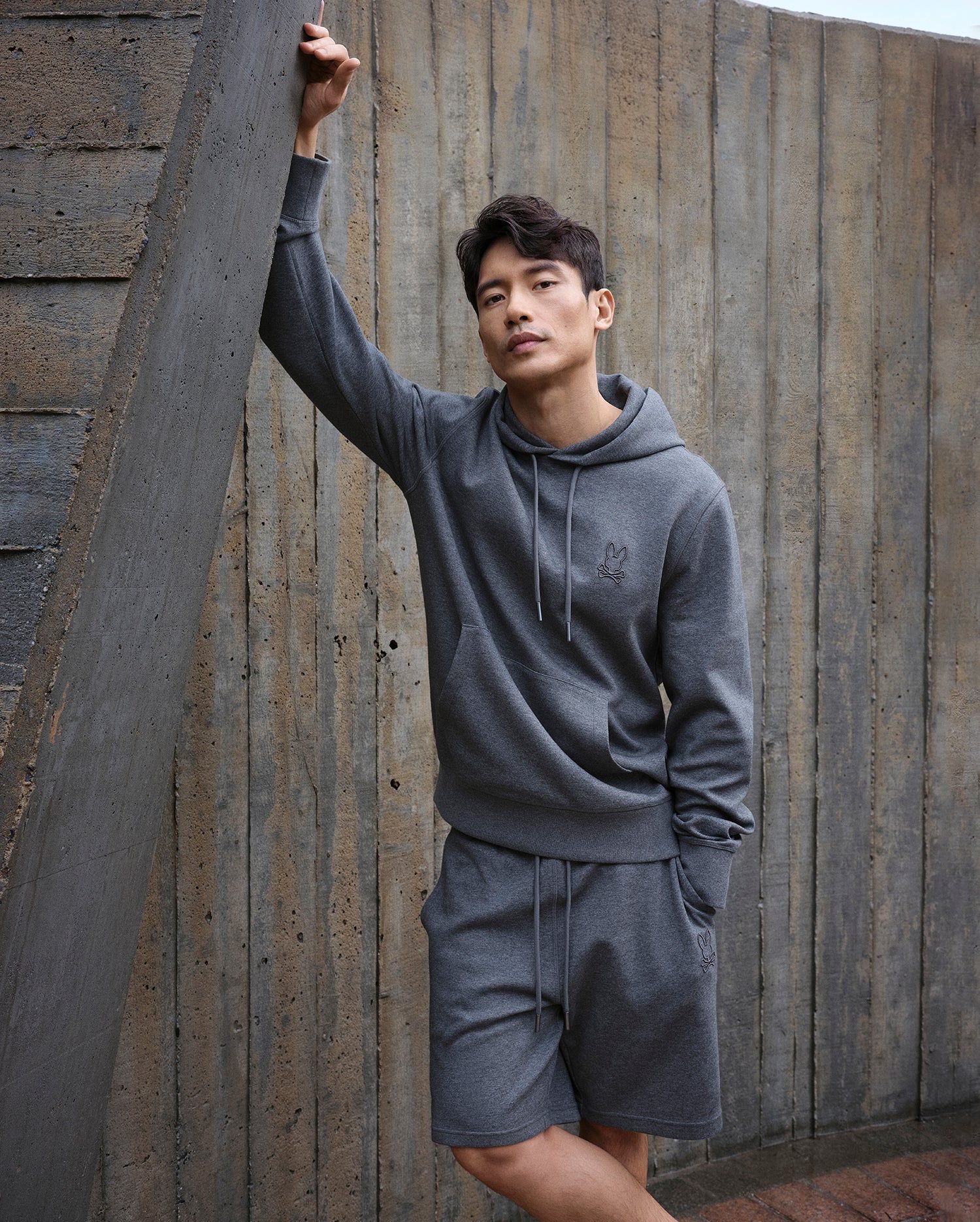 MENS OUTLINE PULLOVER HOODIE - B6H505ARCN sold by Psycho Bunny product image thumbnail 6