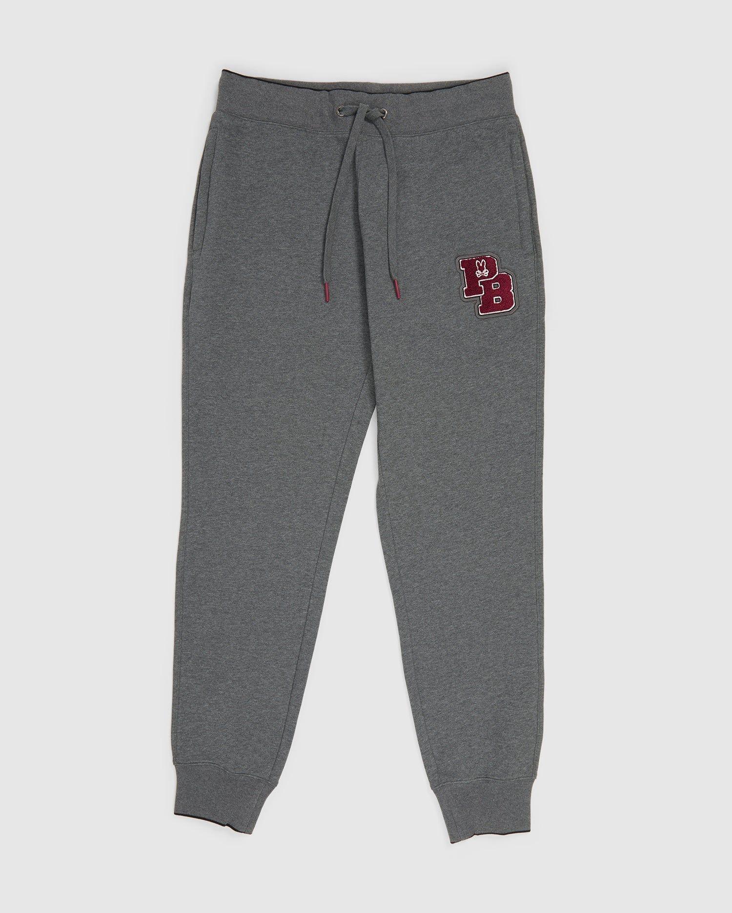 MENS BIG AND TALL PATCHIN CHENILLE BUNNY LOGO SWEAT PANTS - B9P850U1FT sold by Psycho Bunny