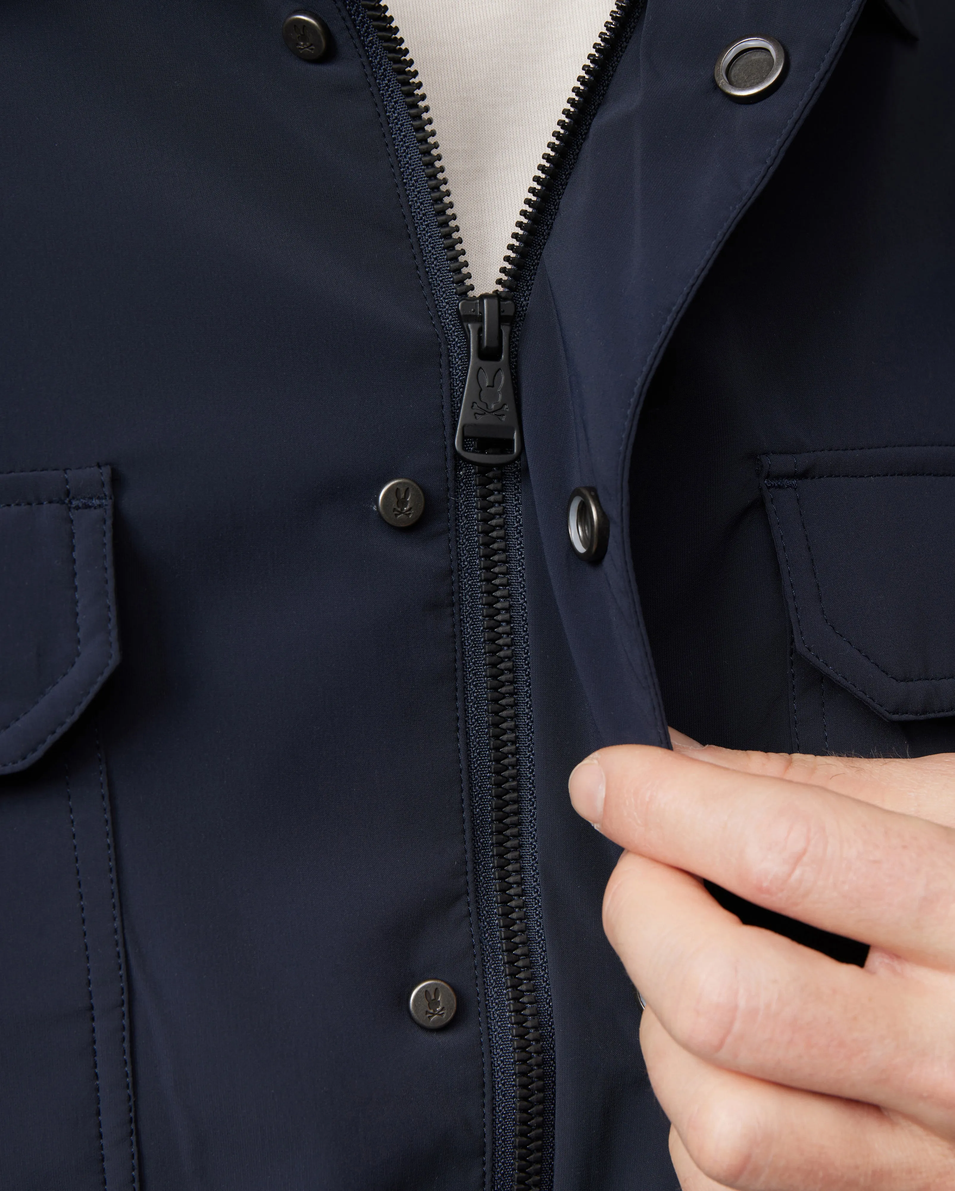 MENS YORKTOWN STRETCH NYLON JACKET - B6J286B200 sold by Psycho Bunny product image thumbnail 2