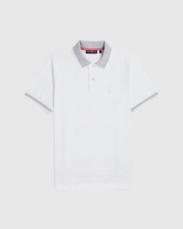 MENS DAMON PIQUE POLO - B6K928Y1PC sold by Psycho Bunny