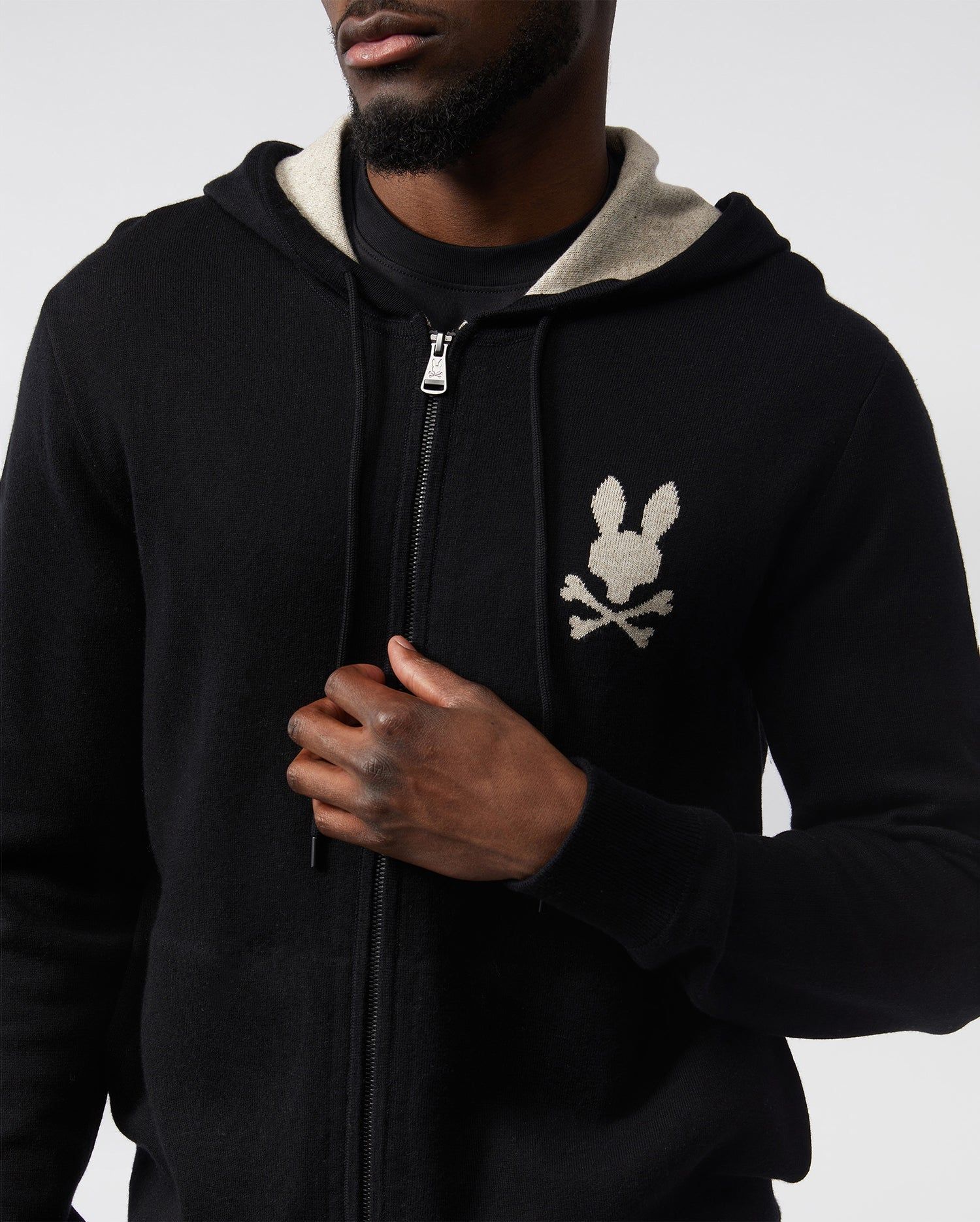 MENS LARGO ZIP UP SWEATER - B6E837U1WB sold by Psycho Bunny product image thumbnail 2