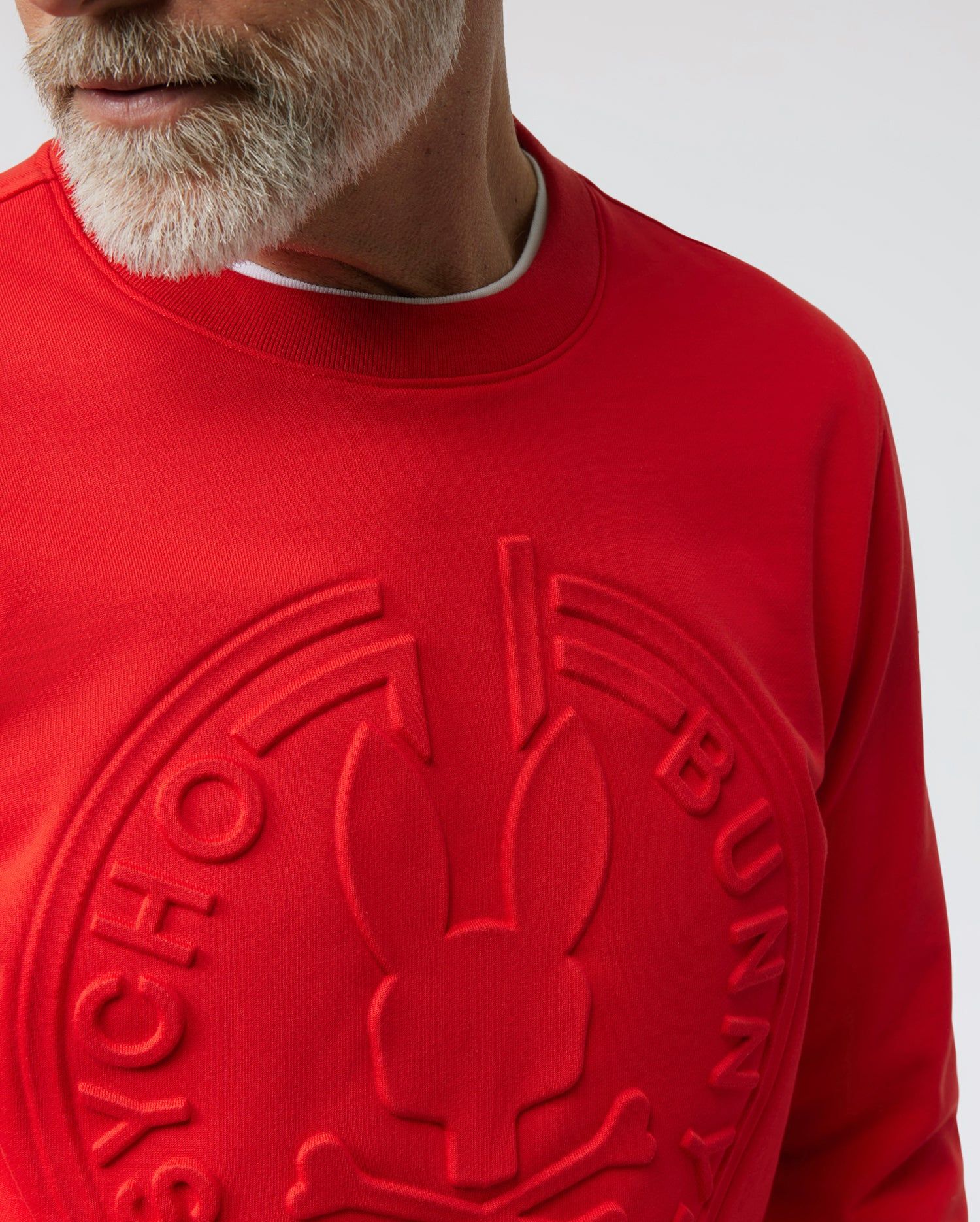 MENS SANTA FE EMBOSSED SWEATSHIRT - B6S225Y1FT sold by Psycho Bunny product image thumbnail 4