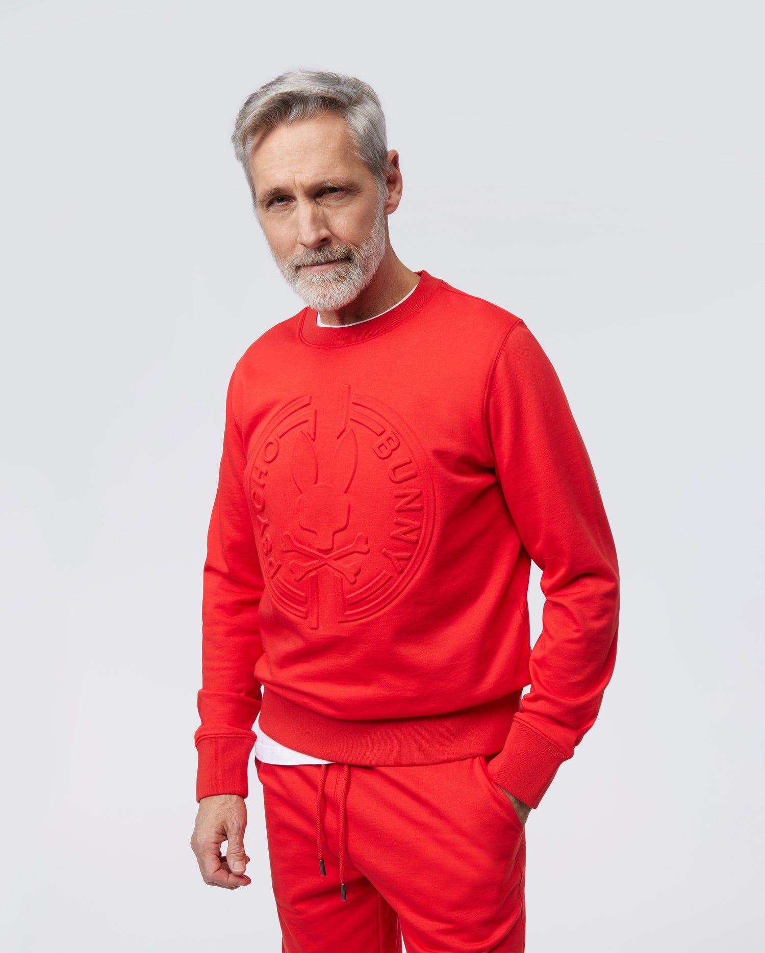 MENS SANTA FE EMBOSSED SWEATSHIRT - B6S225Y1FT sold by Psycho Bunny product image thumbnail 2