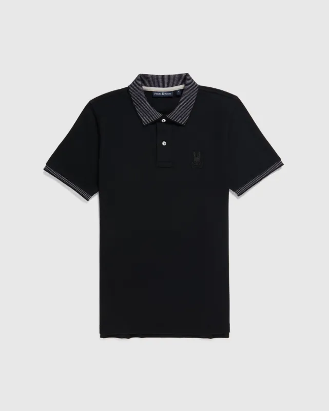 MENS DAMON PIQUE POLO - B6K928Y1PC sold by Psycho Bunny