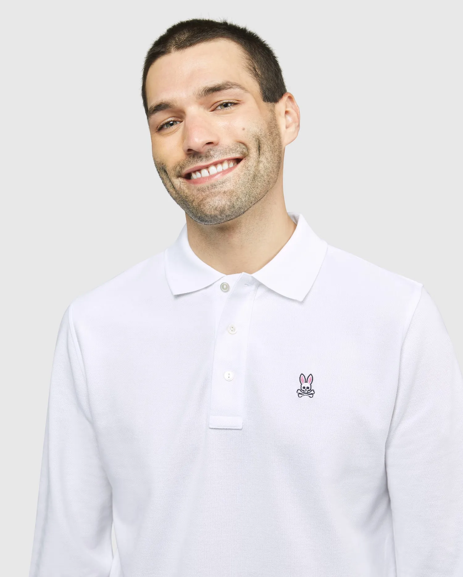 MENS LONG SLEEVE CLASSIC POLO - B6M658ARPC sold by Psycho Bunny product image thumbnail 3