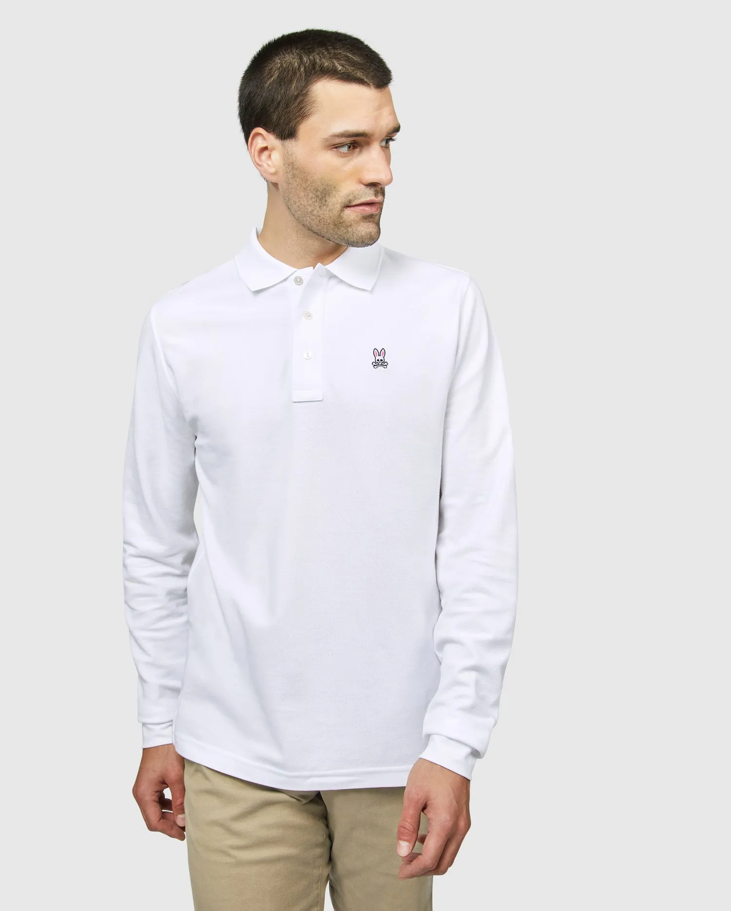 MENS LONG SLEEVE CLASSIC POLO - B6M658ARPC sold by Psycho Bunny product image thumbnail 2