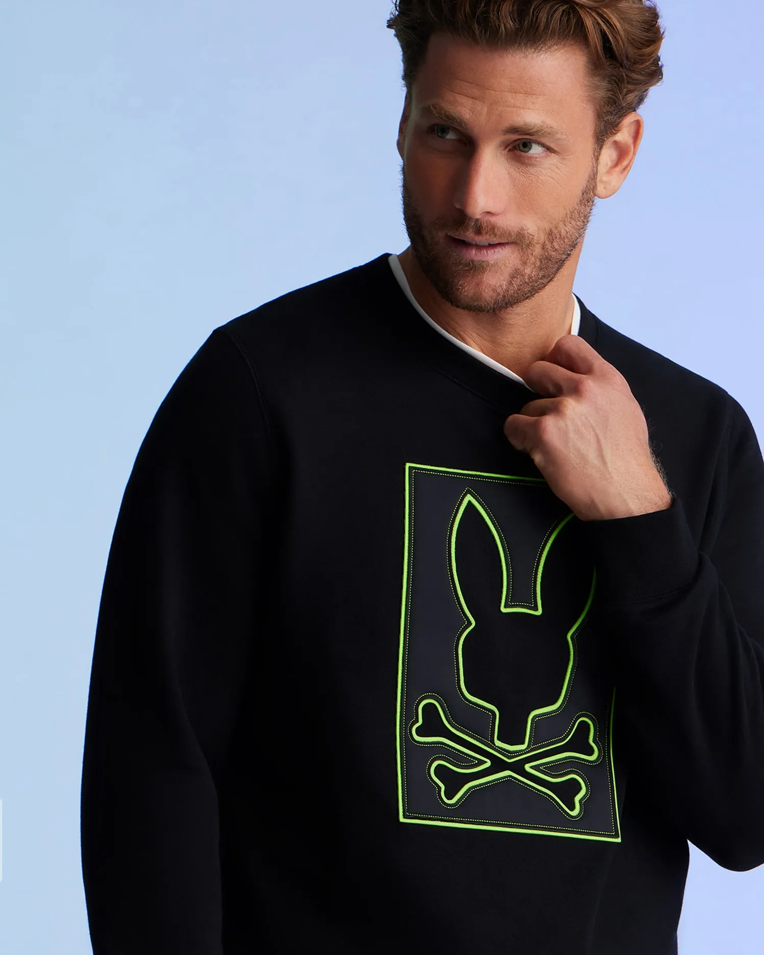 MENS LOS ANGELES FLEECE SWEATSHIRT - B6S805Z1FT sold by Psycho Bunny product image thumbnail 2