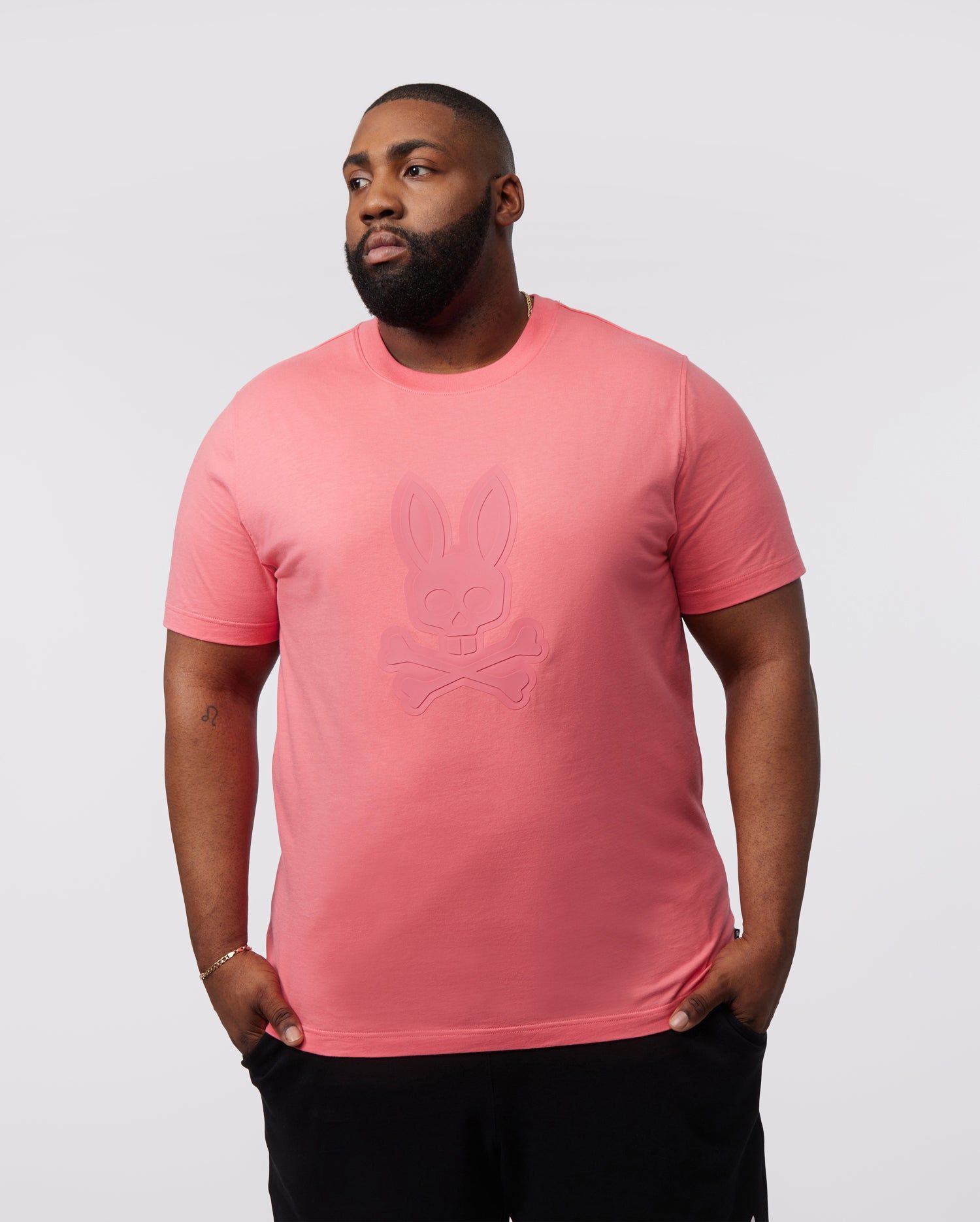 MENS BIG AND TALL DAMON GRAPHIC TEE - B9U900Y1PC sold by Psycho Bunny product image thumbnail 2