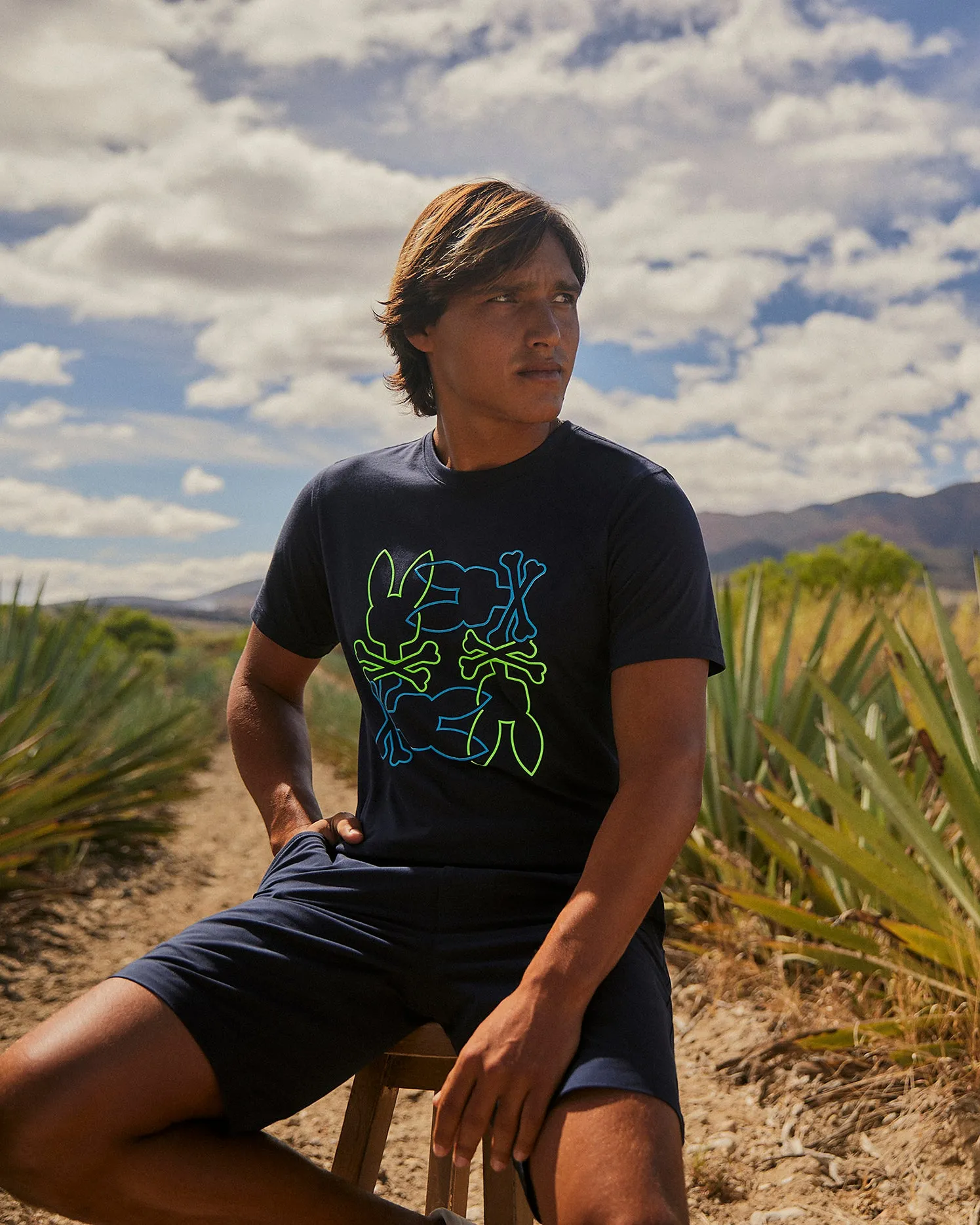 MENS RODMAN GRAPHIC TEE - B6U111B2TS sold by Psycho Bunny product image thumbnail 2