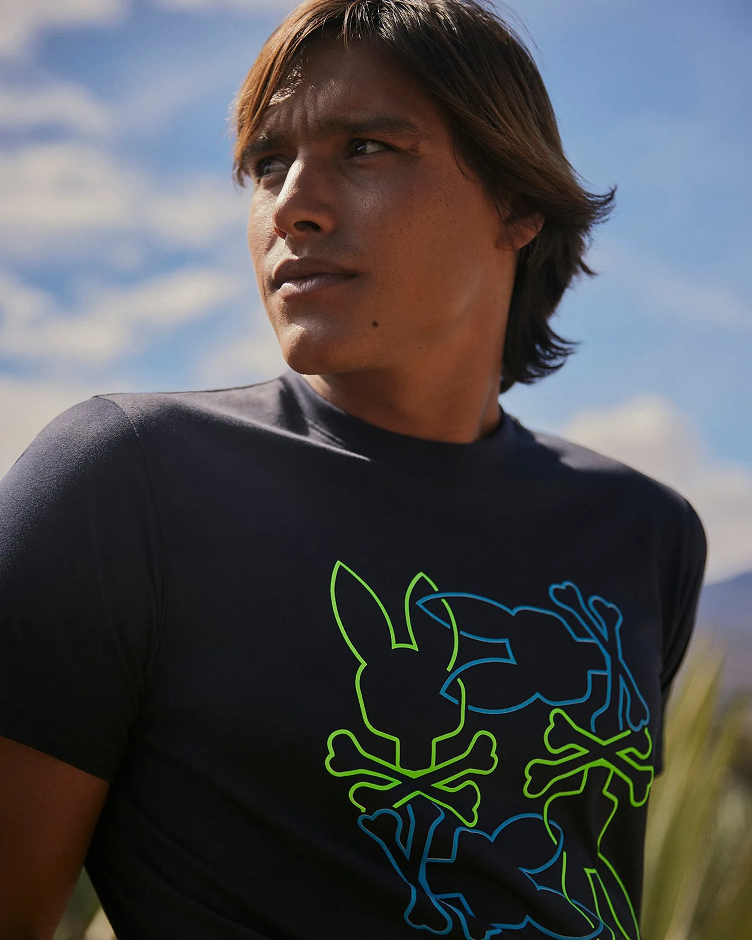 MENS RODMAN GRAPHIC TEE - B6U111B2TS sold by Psycho Bunny product image thumbnail 4