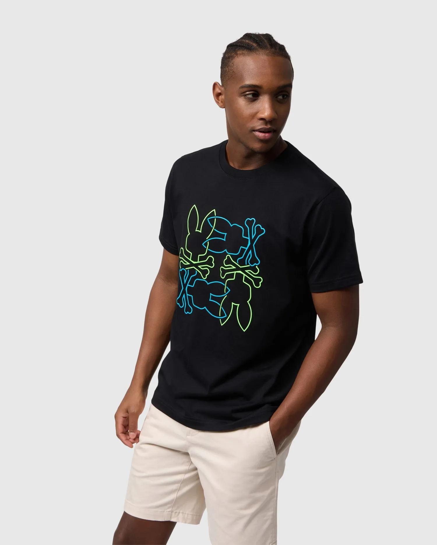 MENS RODMAN GRAPHIC TEE - B6U111B2TS sold by Psycho Bunny product image thumbnail 3