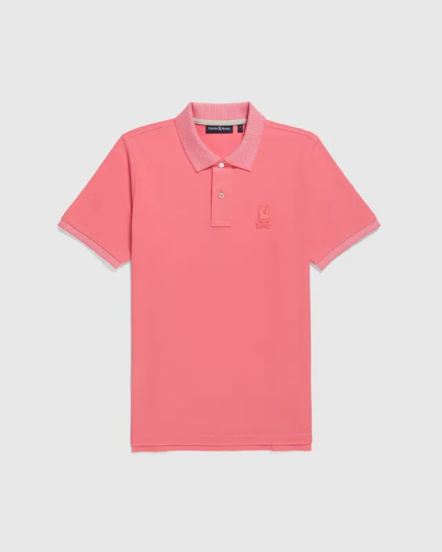 MENS BIG AND TALL DAMON PIQUE POLO - B9K928Y1PC sold by Psycho Bunny