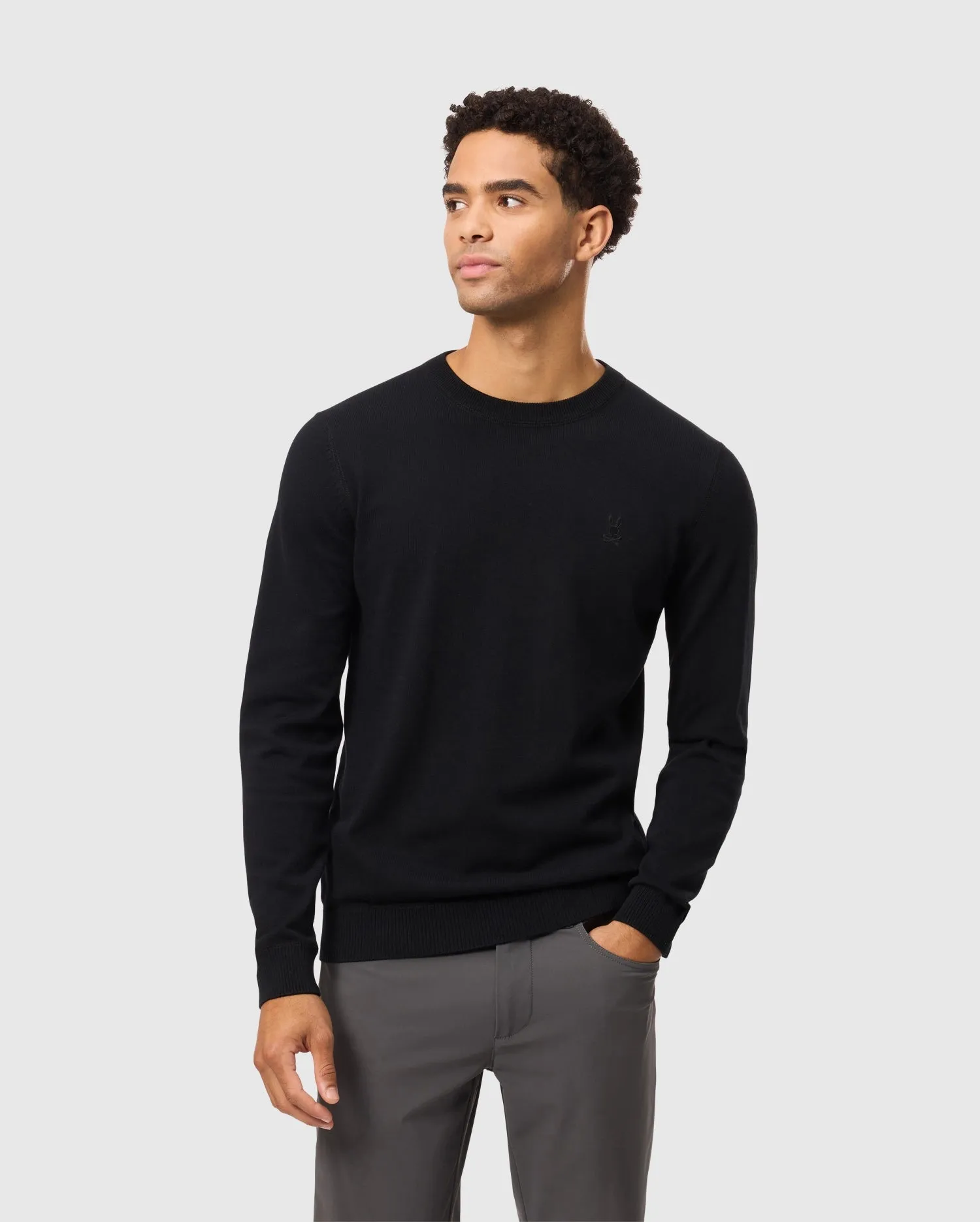 MENS BELMORE EXTRA FINE COTTON SWEATER - B6E832D200 sold by Psycho Bunny product image thumbnail 2