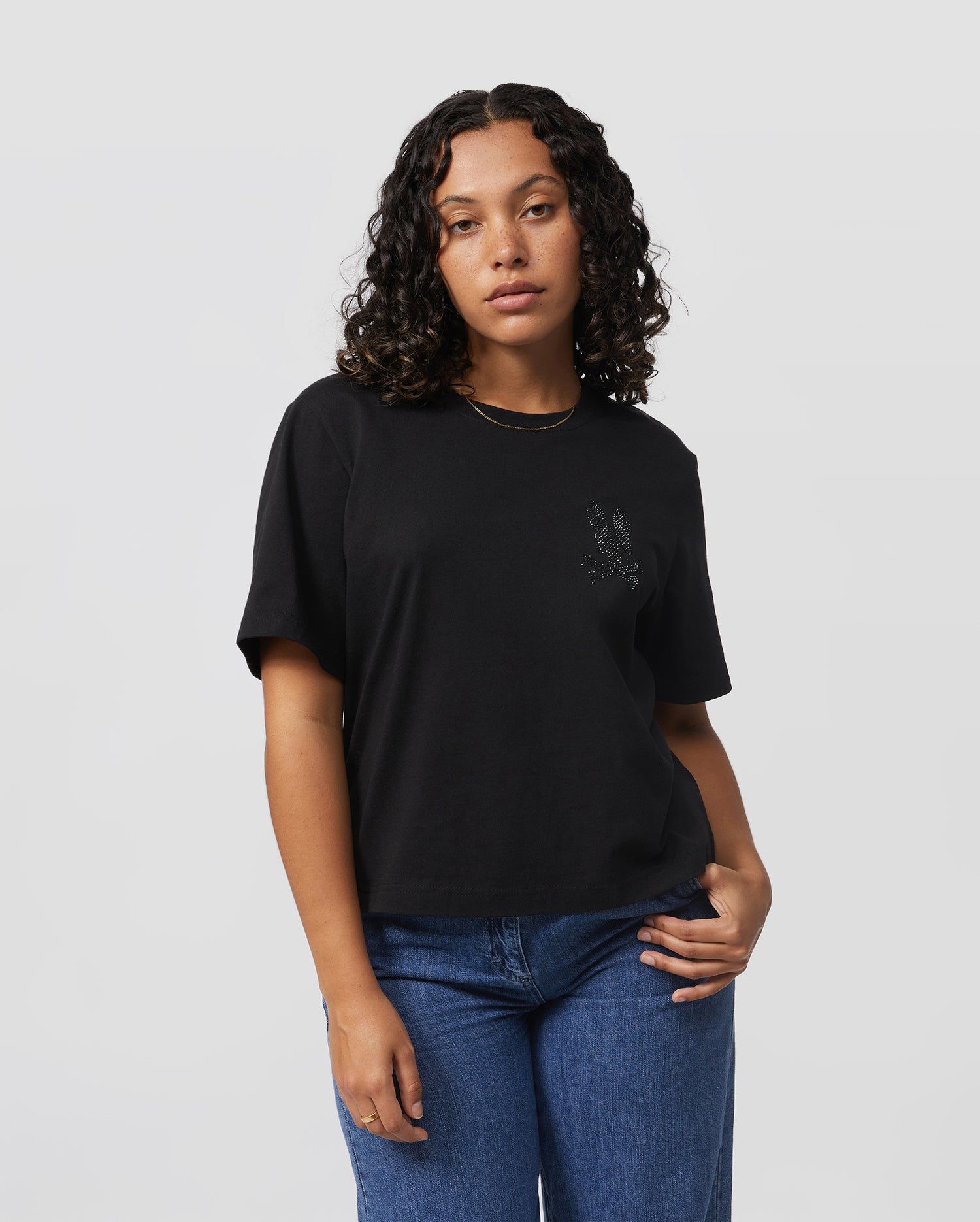 WOMENS GALENA CRYSTAL BUNNY TEE - B2U180W1CO sold by Psycho Bunny