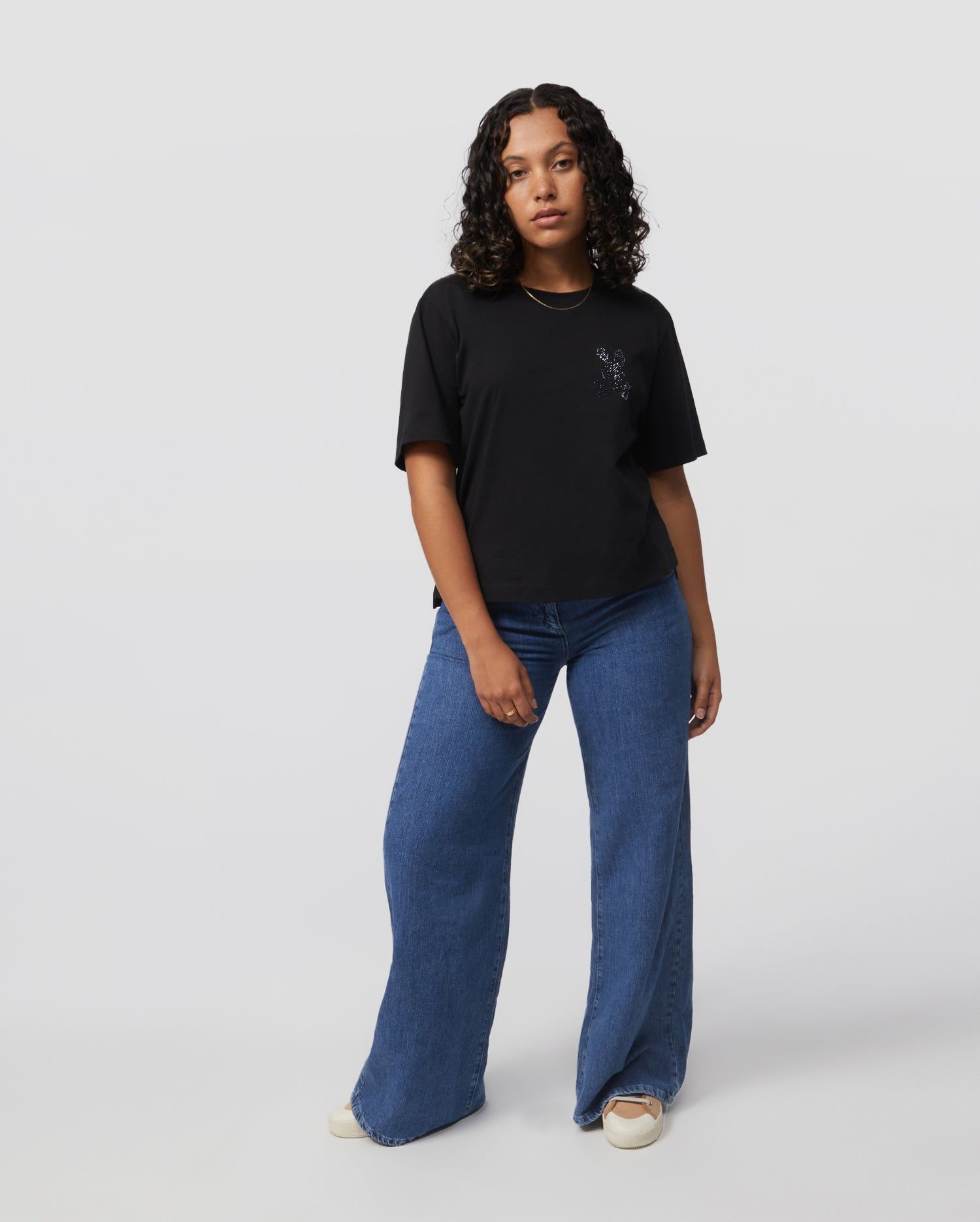 WOMENS GALENA CRYSTAL BUNNY TEE - B2U180W1CO sold by Psycho Bunny product image thumbnail 5