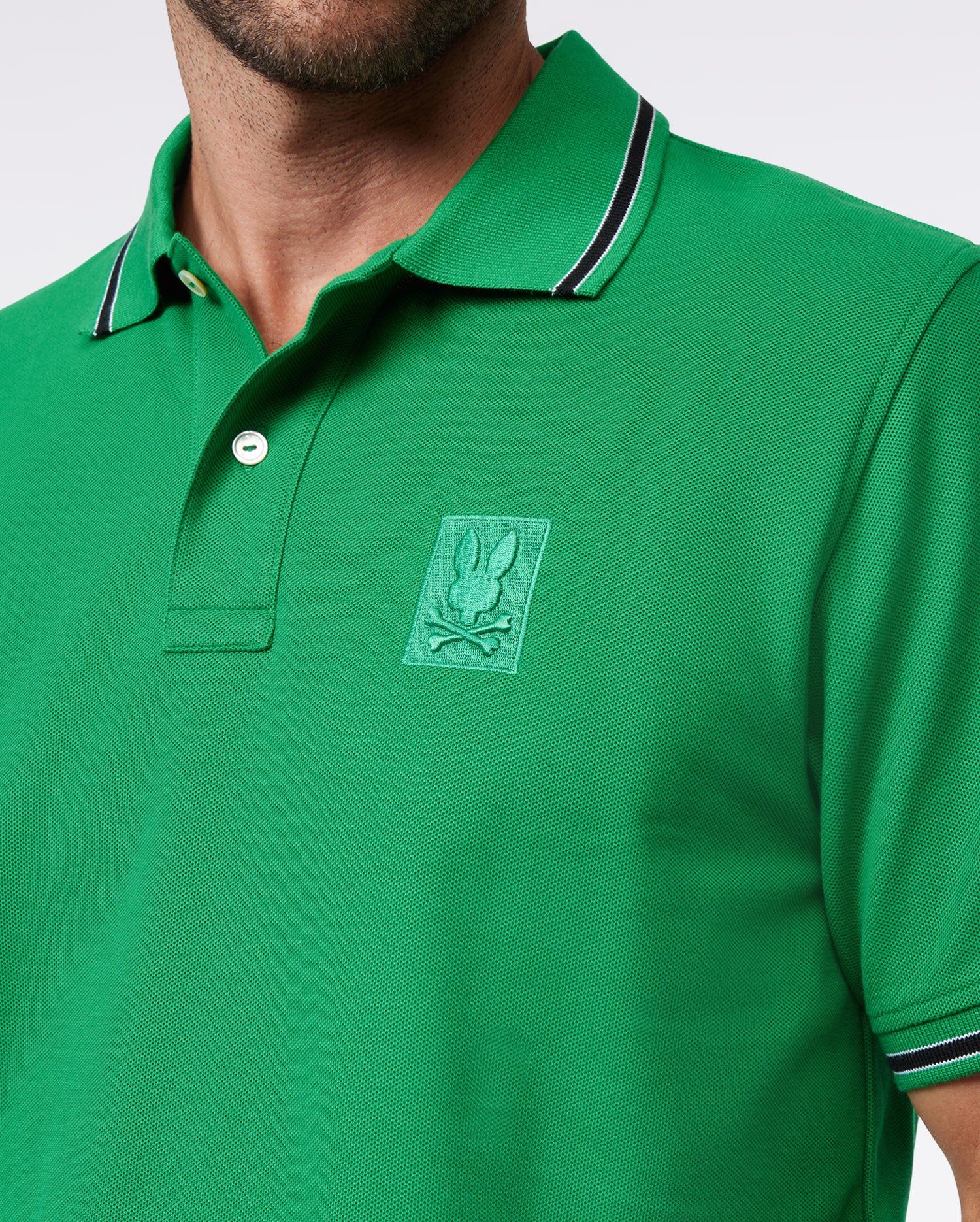 MENS YORKVILLE EMBROIDERED PIQUE POLO - B6K328Z1PC sold by Psycho Bunny product image thumbnail 3