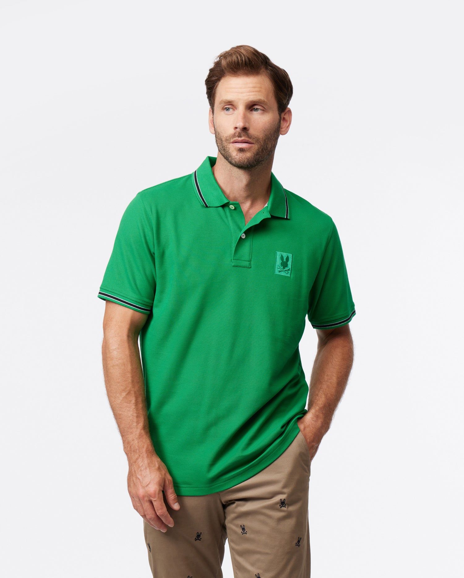 MENS YORKVILLE EMBROIDERED PIQUE POLO - B6K328Z1PC sold by Psycho Bunny product image thumbnail 2