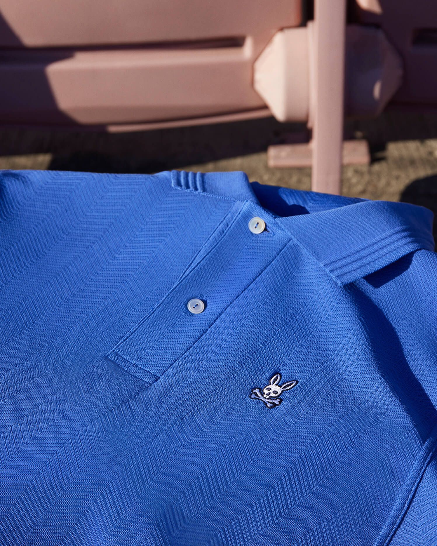 MENS MARTIN JACQUARD FASHION POLO - B6K603X1PC sold by Psycho Bunny product image thumbnail 2