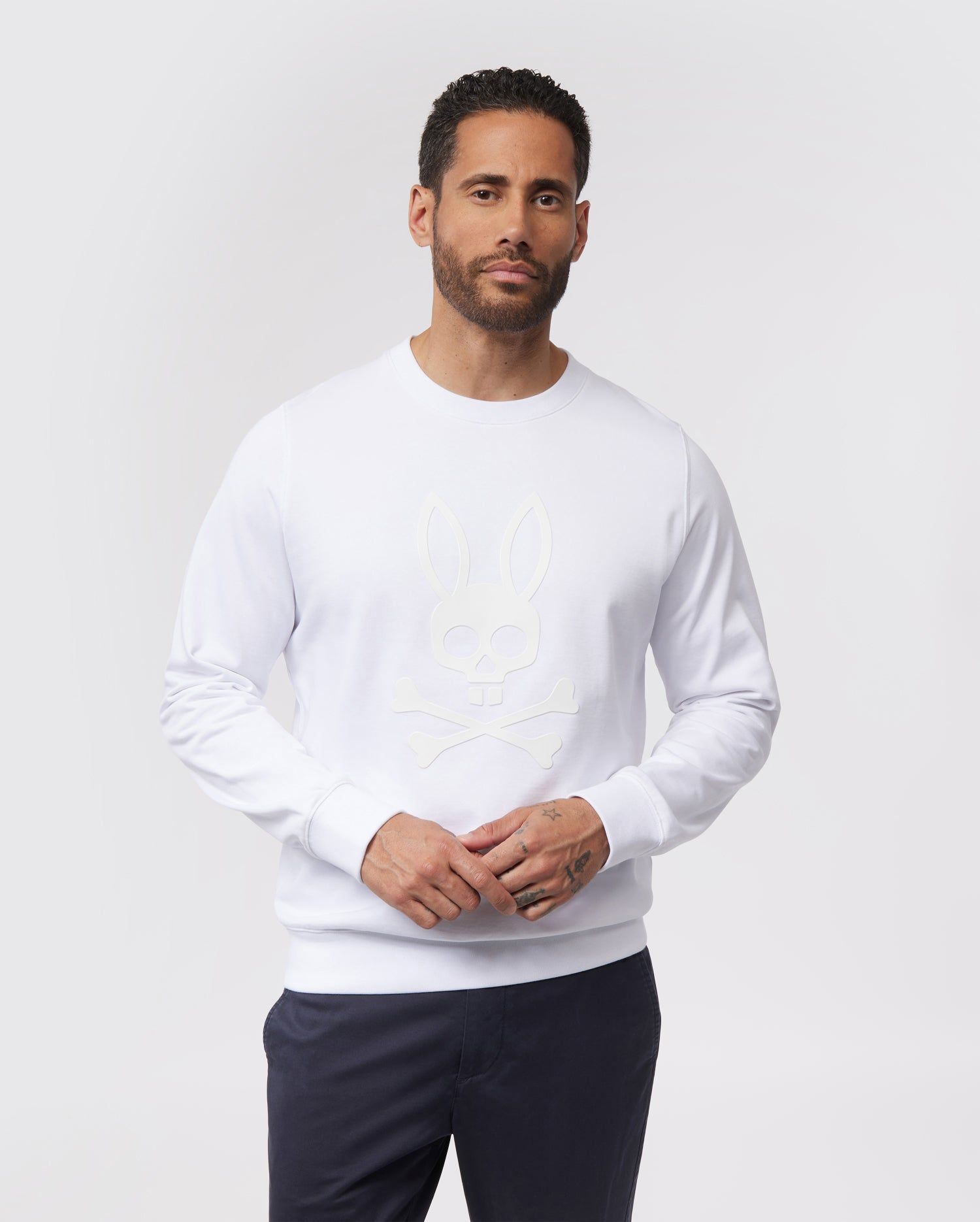 MENS POSEN MATTE GRAPHIC SWEATSHIRT - B6S536Z1FT sold by Psycho Bunny product image thumbnail 2