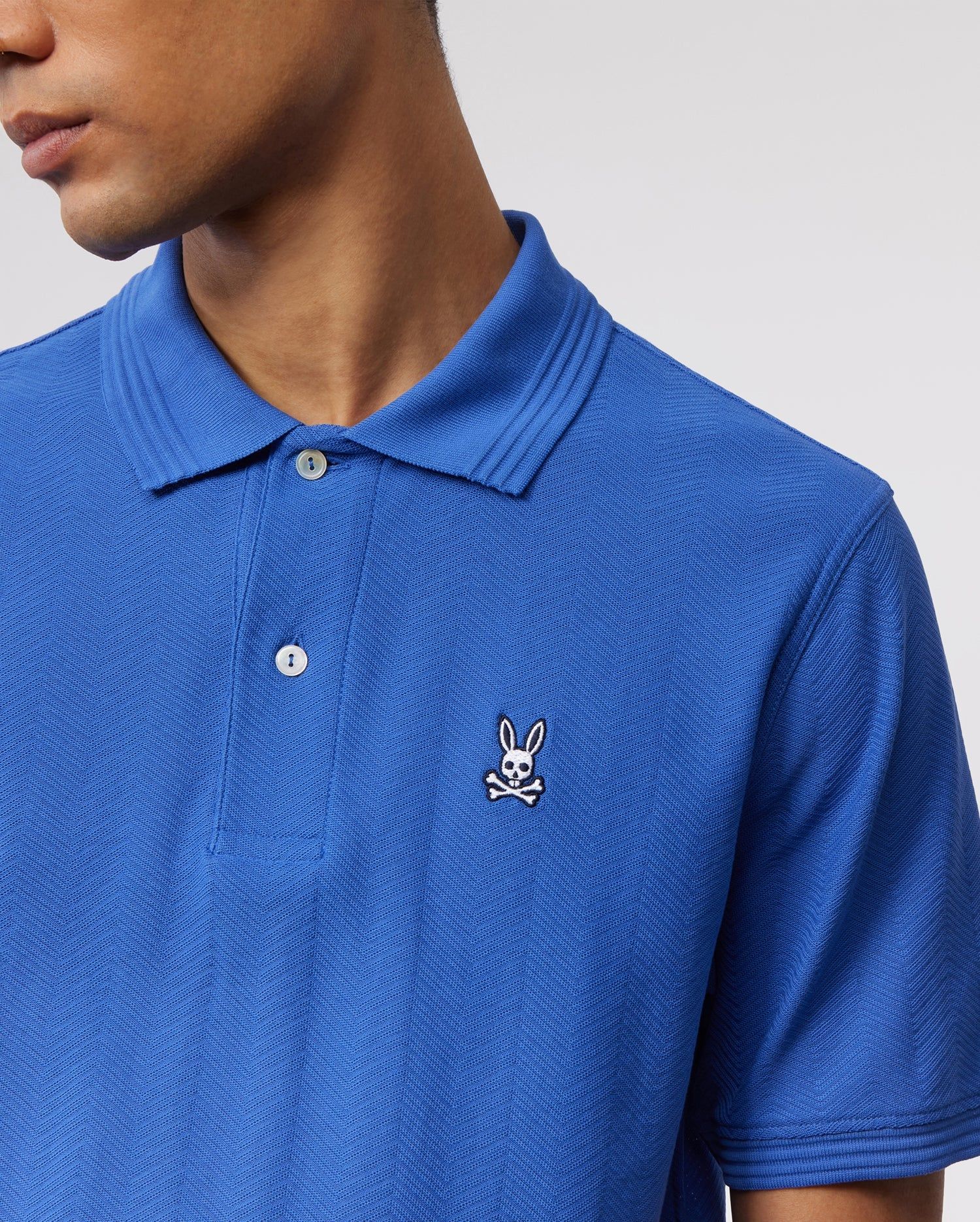 MENS MARTIN JACQUARD FASHION POLO - B6K603X1PC sold by Psycho Bunny product image thumbnail 3