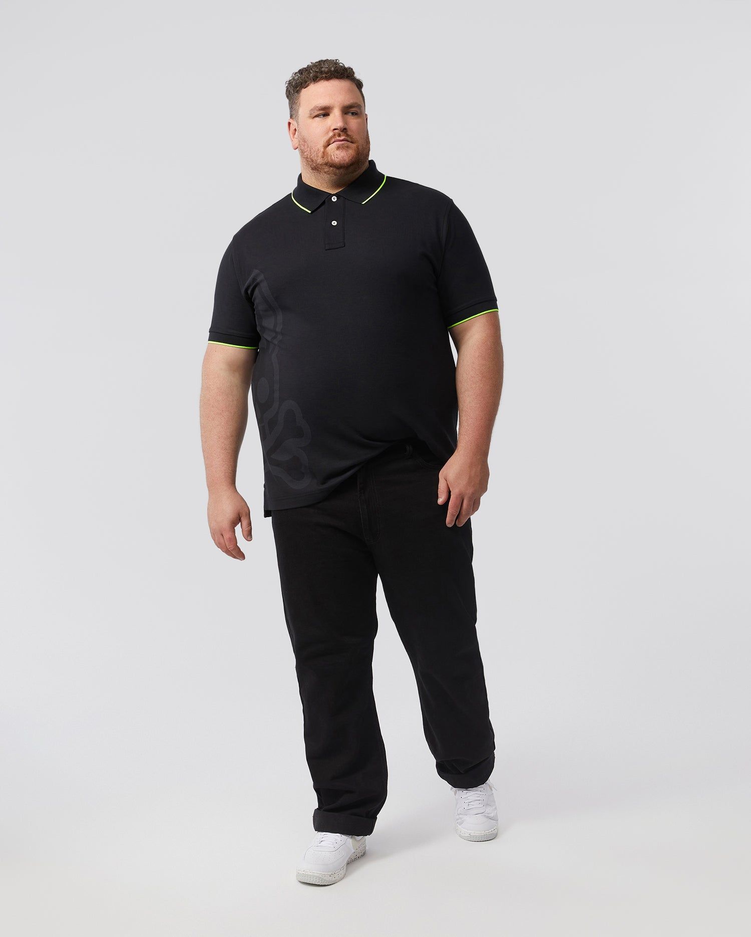 MENS BIG AND TALL CHATHAM SIDE BUNNY POLO - B9K976U1PC sold by Psycho Bunny product image thumbnail 5