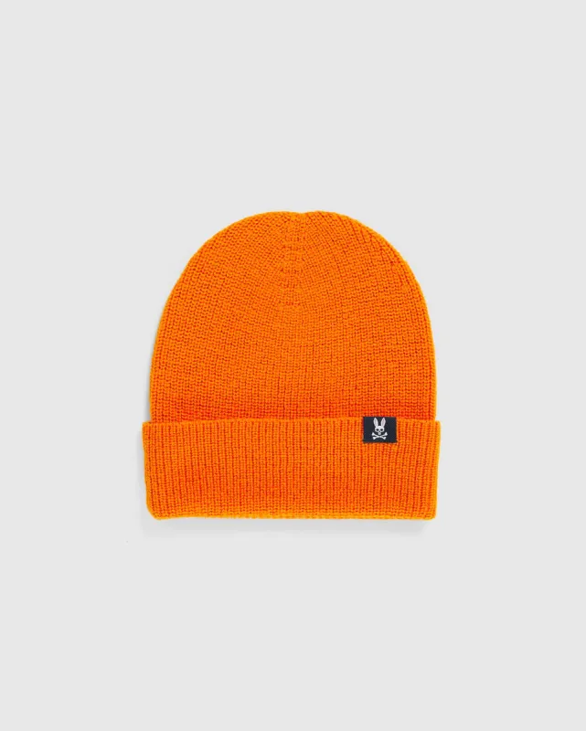 MENS MERINO WOOL WATCHMAN  BEANIE - B6A890U1HT sold by Psycho Bunny