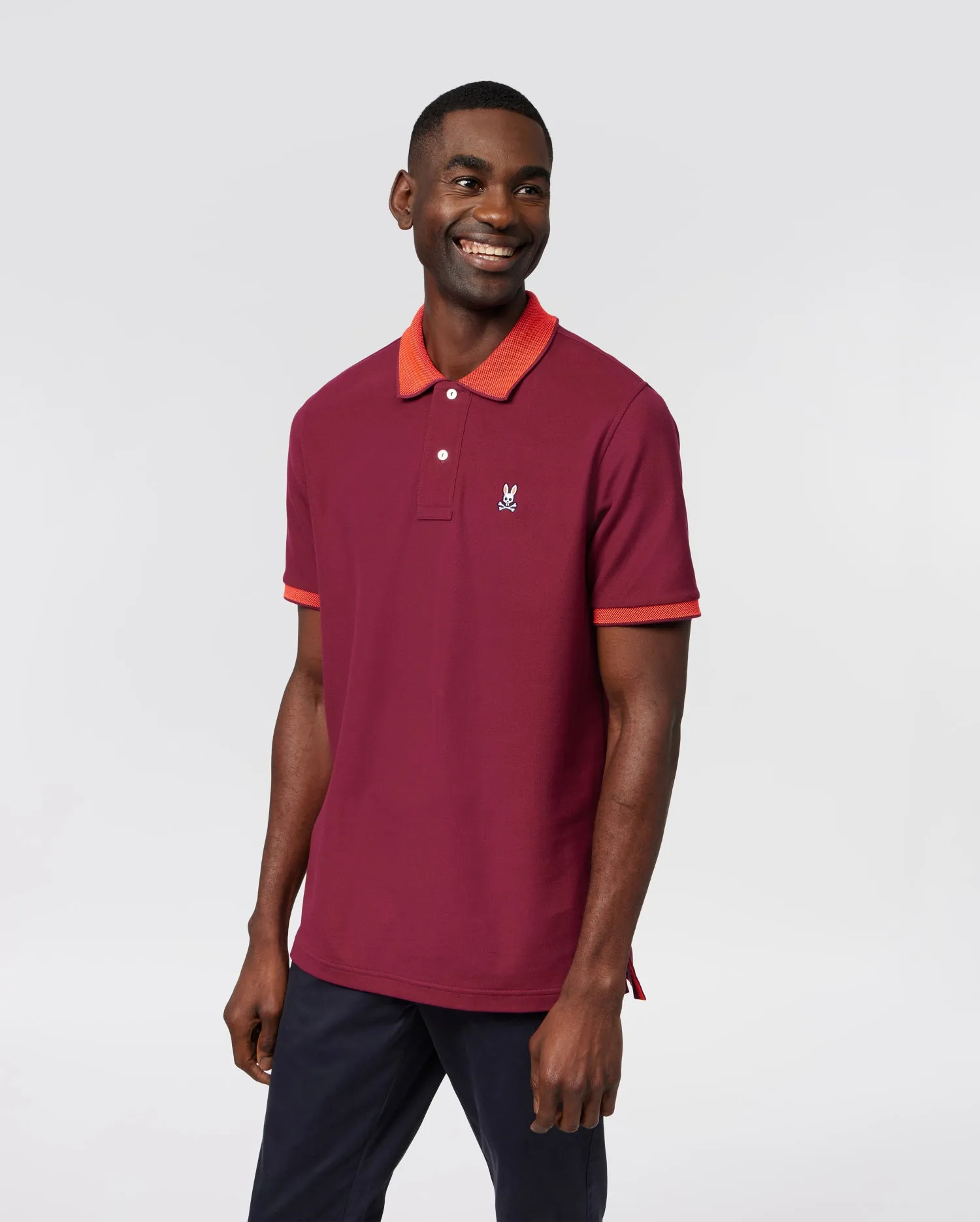 MENS RODEO PIQUE POLO SHIRT - B6K609A2PC sold by Psycho Bunny product image thumbnail 3