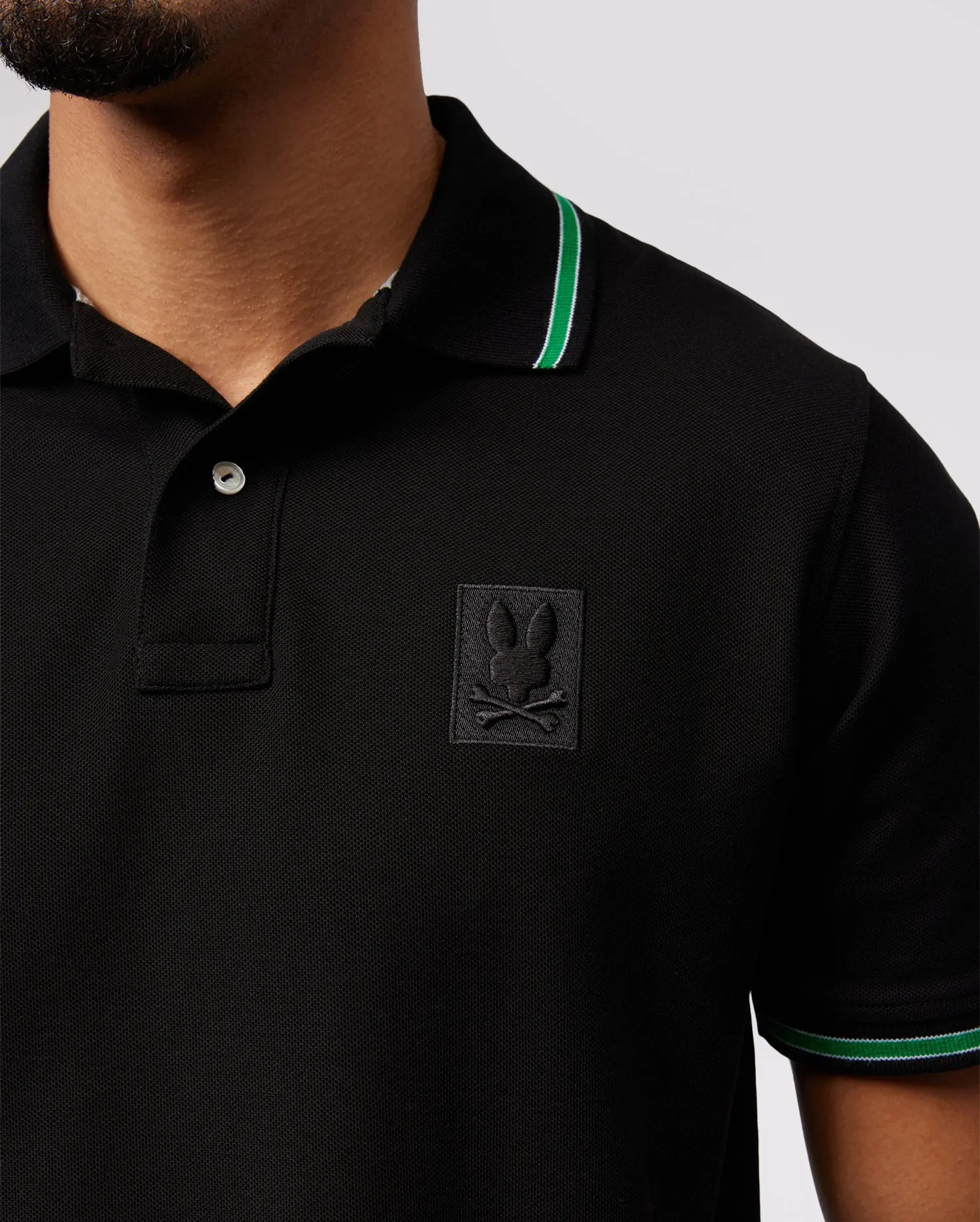 MENS YORKVILLE EMBROIDERED PIQUE POLO - B6K328Z1PC sold by Psycho Bunny product image thumbnail 3