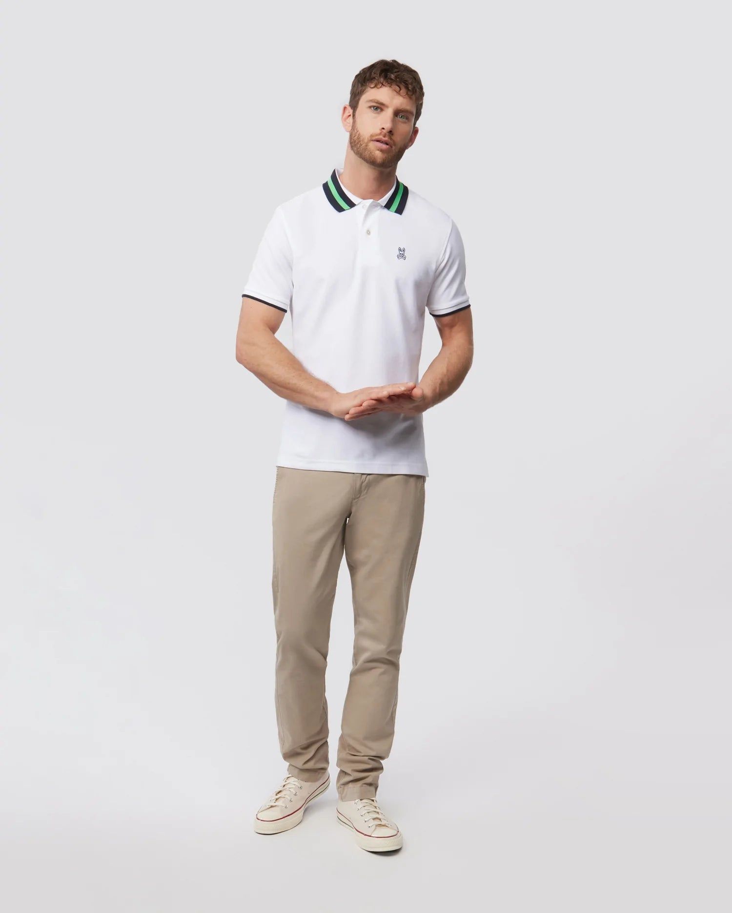 MENS ALVA PIQUE FASHION POLO - B6K601X1PC sold by Psycho Bunny product image thumbnail 4