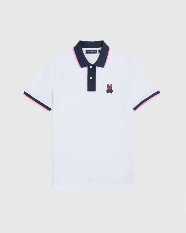 MENS BIG AND TALL STRYPE PIQUE FASHION POLO - B9K801X1PC sold by Psycho Bunny