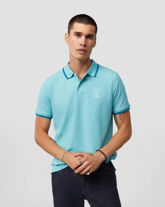 MENS GRESHAM EMBROIDERED POLO SHIRT - B6K103W1PC sold by Psycho Bunny