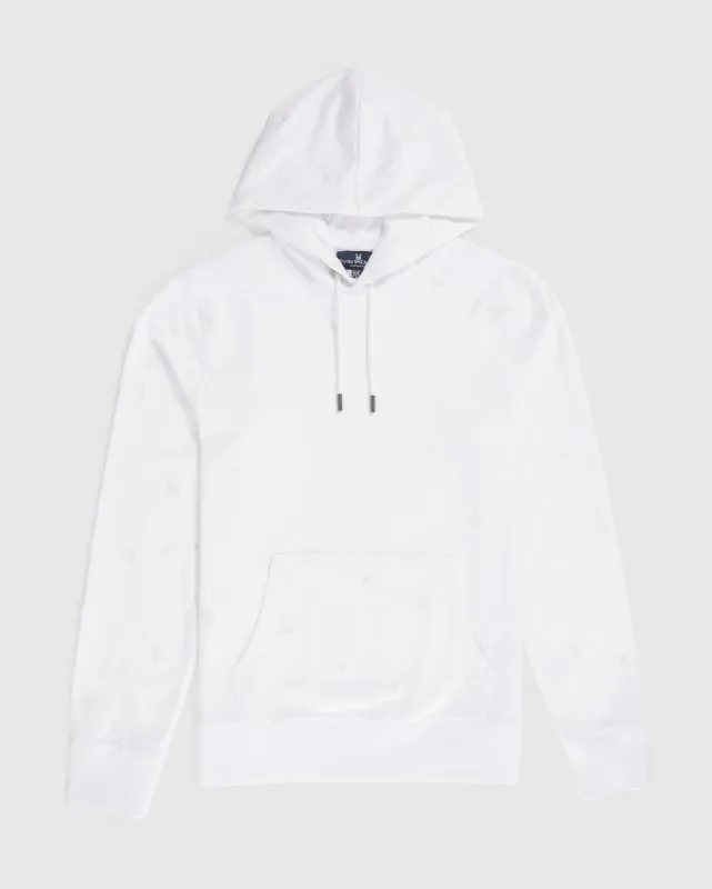 MENS WOAD EMBROIDERED POPOVER HOODIE - B6H706X1FT sold by Psycho Bunny