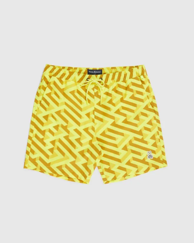 MENS PISANI SWIM TRUNK - B6W723X1PO sold by Psycho Bunny