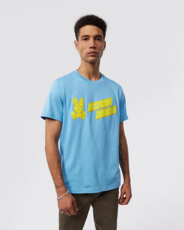MENS PISANI LOGO GRAPHIC TEE - B6U751X1PC sold by Psycho Bunny