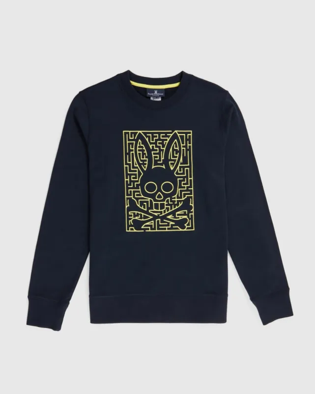 MENS PISANI EMBROIDERED SWEATSHIRT - B6S712X1FT sold by Psycho Bunny