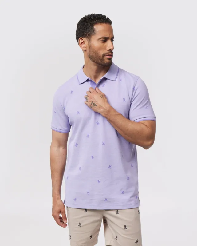 MENS LANDS BIRDSEYE FASHION POLO - B6K701X1PC sold by Psycho Bunny